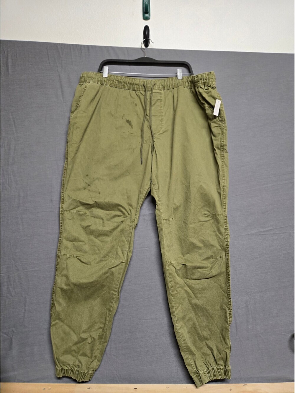 No Boundaries Mens Olive Woven Jogger Pants 2XL